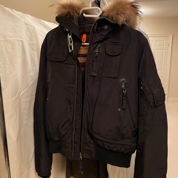 Parajumpers (p.j.s) black bomber coat - Picture 7 of 7